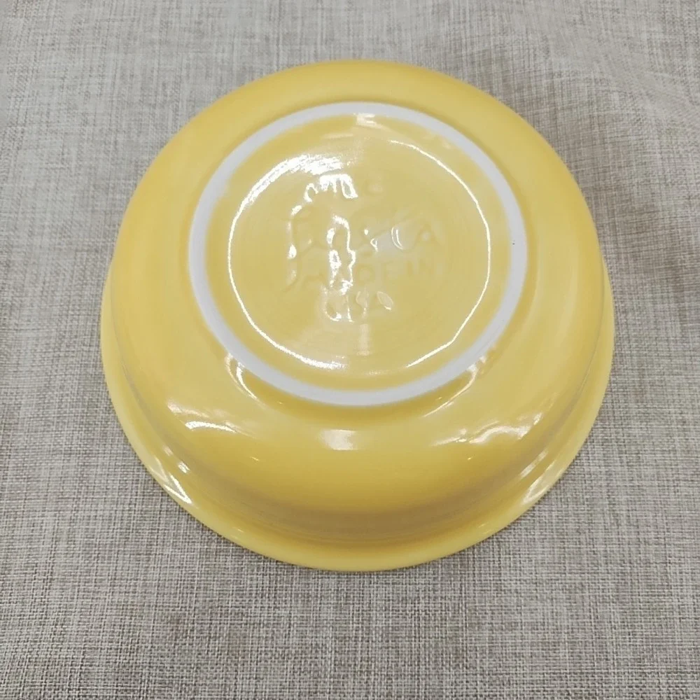 Fiesta Sunflower Classic Rim Dinner Plate & Cereal Bowl Set Ex Cond Retired